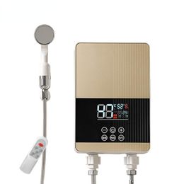 Heaters Instant Electric Water Heater for Home Small Three Second Speed Heat Take A Shower Bathroom Bath Machine 6100W