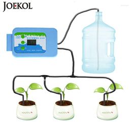Watering Equipments Automatic Micro Home Drip Irrigation Pump Kit System Sprinkler With Smart Controller For Garden Potted Plant Indoor Use