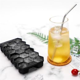 Baking Moulds Cube Maker Silicones Ice Mould Honeycomb Tray Silicone Mould Forms Food Grade For Whiskey Cocktail