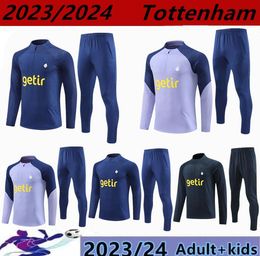 23 24 Popular Tottenham Football Sportswear Set Training Suit 22 23 24 Tottenham Long Sleeve KANE Sportswear Football Jacket chandal futbol Adult and Children