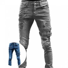 Men's Jeans 5 Sizes Beauty Anti-fade Men Pencil 3 Colors Male Breathable For Daily Wear