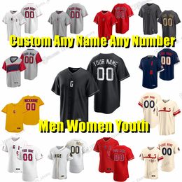 Custom S-6XL Mike Trout Shohei Ohtani Baseball Jersey Anthony Rendon Carlos Estevez Tyler Anderson Jaime Barria Gryphon Canning Tucker Davidson Jose Quijada