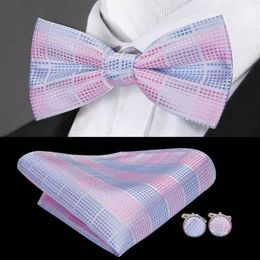 Fashion Bowties Groom Men Colourful Plaid Cravat gravata Male Marriage Butterfly Wedding Bow ties business bow tie LH-715282T