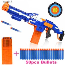 Gun Toys Electric Burst Soft Bullet Toy Rifle Gun Suit for Nerf bullets Toy Gun EVA Dart Blaster Toy Submachine Gun Kids Best Gift T230515