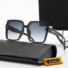 Brand Women Men Sunglass Beach Travel Square Lenses Sun Glass Driving Fashion Transparent Frame Adumbral Sunglasses With Case Goggles