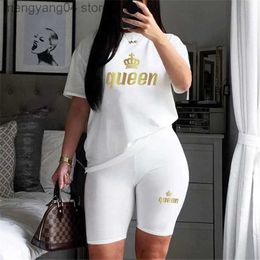 Women's Tracksuits Two Piece Set for Women New in Matching Sets Clothes for Womens Short Sets Summer Outfit for Women 2023 Plus Size T-shirt Shorts T230515