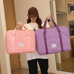 Storage Bags Oxford Travel Tote Large Capacity Waterproof Portable Quilt Clothes Shoes Pouch Unisex Luggage Handbags