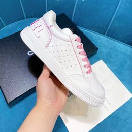 Xiaoxiangfeng New Letter Real Leather Shoes Black and White Match Color Panda Board Shoes White Flat Casual Lace-up Small White Shoes Female