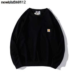 New Men's Hoodies Sweatshirt North America Brand Carhart Sweater Classic Pocket Woven Label Thin Jacket Loose design36ess