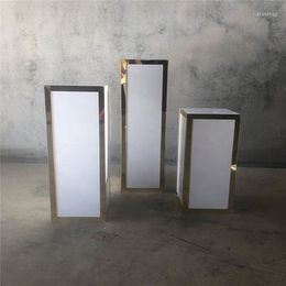 Party Decoration 3pcs/set)Mental Plinths Display Clear Acrylic Wedding For Event Stage Yudao731