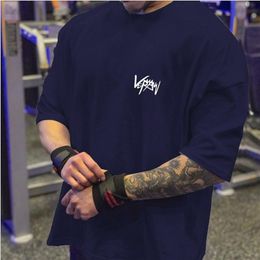 Mens TShirts Brand T Shirt Oversize Cotton Men Summer Tee Shirts Gym Clothing Casual for Man Streetwear Half Sleeve Tshirt Big Size 230512