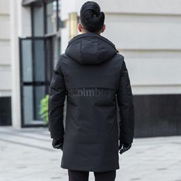 Men's Down Coat Duck Winter Hooded Casual Puffer Jacket Men Korean Warm Parka Doudoune Homme 6001 YY1402