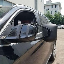 All Terrain Wheels RV Adjustable Truck Blind Spot Mirror Extension Trailer Towing Dual Car Clip-on Glass