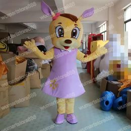 Halloween Sika Deer Mascot Costume Carnival Unisex Adults Outfit Adults Size Xmas Birthday Party Outdoor Dress Up Costume Props