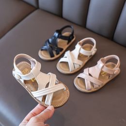 Sandals Summer Baby Girls Sandals Children Beach Shoes Kids Casual Sandals Comfortable Soft Soled Infant Sandals Princess Shoes 230515