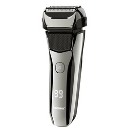 Afeitadora eléctrica KENSEN para hombres, afeitadora de lámina seca y húmeda recargable, pantalla LED, afeitadora eléctrica impermeable IPX6