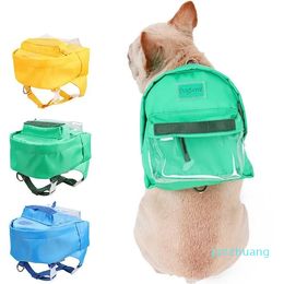 Designer -Carrier Pet Backpack For Small Medium Dogs Schoolbag Portable Largecapacity Dog Snack Bag Outdoor Travel Dog Self Backpack