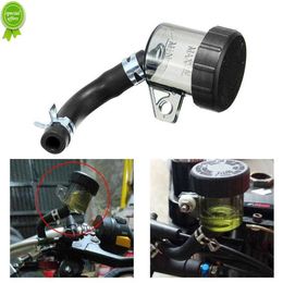 New Motorcycle Can Clutch Master Cylinder Handlebar Hydraulic Oil Cup Fluid Oil Reservoir Tank with Tube for Honda Kawasaki