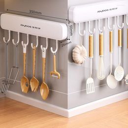 Hooks Toilet Bathroom Hanger No-punch Wall-mounted Storage Hanging Wall Shower A Row Of Super-sticky Household Items Organisers