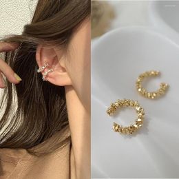 Backs Earrings Delicate Silver Colour Cute Clip Female Buckle Ear Cuff No Piercings Fake Cartilage For Women 2023 Fashion Jewellery