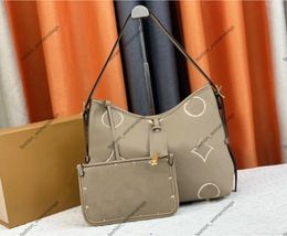 3A quality Designer bags Carryall Mm Pm Handbag Women Handle Large Capacity Bag with Zipped Pouch 2 Sets lady Shoulder Underarm designers M46197 M46203