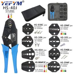 Tang Crimping Pliers Clamp Tools Cap/coaxial Cable Terminals Kit 230mm HS40J Multi Functional YEFYM Carbon Steel Multifunctional