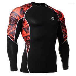 Racing Jackets Men 3D Printing Compression Tights Cycling Fitness Wear Base Layer T-Shirts Bike