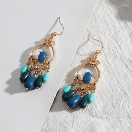 Dangle Earrings Vintage Beaded Chandelier For Women 2023 Bohemian Statement Resin Teardrop Moroccan Jewellery Wholesale