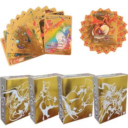 PET ELF Gold Foil Card Karta wielojęzyczna EX GX Mega Vmax V Vstar
