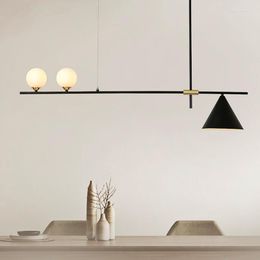 Pendant Lamps Designer Iron Art Lights Nordic Modern Simple Home Decor Lamp Restaurant Bar Dining Room Kitchen Hanging