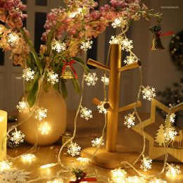 Strings Christmas Decoration LED Snowflake String Lights USB Operated 3/5M Tree/ Year 2024/Party/Room/Halloween
