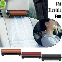 Car New Interior Rear Headrest Fan USB Plug In Car Seat Fan Wind Power Up To Low Noise Car Rear Seat Creative Fan Car Fan