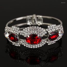 Bangle Fashion Ruby Diamond Hollow Bracelet Selling Style