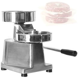 Burger Press Manual Hamburger Patty Maker Burger Machine Stainless Steel Meat Pie Forming 100/130/150mm Kitchen Tool