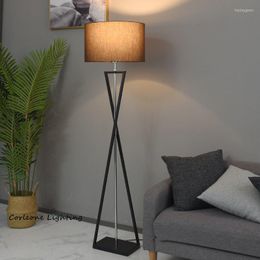 Table Lamps Creative Iron Floor For Bedroom Living Room Sofa Corner Remote Control Dim Stand Lamp Indoor Lighting Fixtures Home Decor