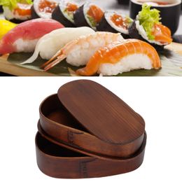 Bento Boxes 2 Layers Wooden Lunch Box Japanese Bento Box Food Storage Containers Lunch Box School Kids Hiking Climbing Office Lunch Box 230515