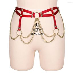 Belts Straps Bondage Body Harness Garter Goth Sword Belt Waist Chain Accessories Cage Punk Dance Cosplay Sexy Underwear Rave Costume