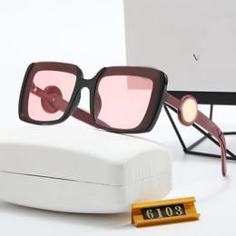 2023 Luxury Designer Brand Sunglass Classic V Letter sunglasses For Women Men Beach Vacation Sun Glasses UV Resistant Shades With Box