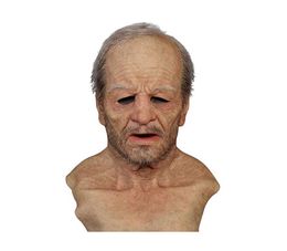 Supplies Party Other Event Old Man Fake Mask Lifelike Halloween Holiday Funny Super Soft Adult Reusable Children Doll Toy Gift 52858