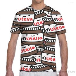 Women's T Shirts Cute Nutella Pattern! Men T-Shirt Women All Over Print Fashion Girl Shirt Boy Tops Tees Summer Short Sleeve Tshirts