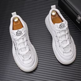 2023 summer new thin mesh surface small white shoes thick sole leisure dad shoes zapatos sapat a19