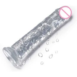 Realist Women Dildo Clear Silicon Launcher with Strong Smoke Cup Playing Free Gang for Grown-up Sex Masturbation Spot