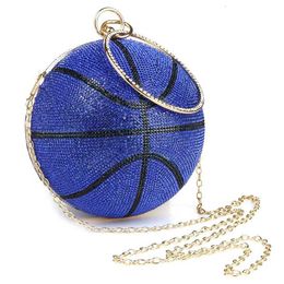 Women Handbag Party Design Luxury Shoulder Bag Ball Basketball Purses and Chain Diamond Female Totes Clutch s
