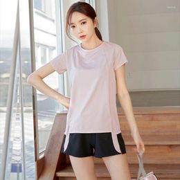 Gym Clothing Casual Sports Suits Yoga Clothes Women Summer Running Fitness Loose Thin Quick-drying Two-piece