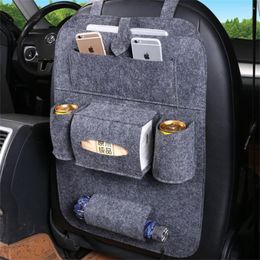 Car Organiser 2 Pieces Universal Storage Ipad Tissue Bag Box Seat Back Backseat Holder Pockets