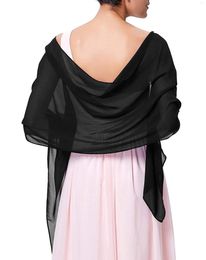 Scarves Soft Chiffon Solid Colour Scarve Shawls Wraps And Pashmina For Evening Party