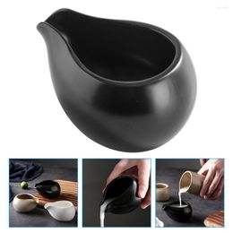 Dinnerware Sets Pouring Ceramic Kitchen Coffee Syrup Pitcher Creamer Sauce Containers Dispenser