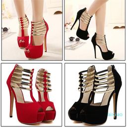 Gold Strap Ballroom Dance Shoes High Heels Sandals For Women Heels Elegant Wedding Bridal Shoes Plus Size