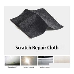 Sponges Scouring Pads Car Sponge Fix Clear Scratch Repair Cloth Nano Meterial For Light Paint Scratches Scuffs On Surface Ragcar D Dh6D4