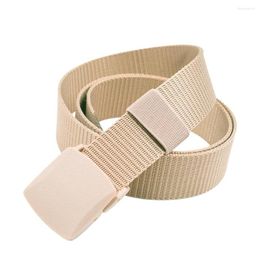 Belts Women Men Hunting Belt Web Soft Strap Gift Casual Quick Release Automatic Buckle Adjustable Elastic Allergy Free Reinforced